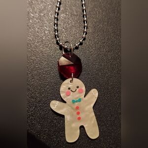 Hand Crafted Gingerbread Necklace